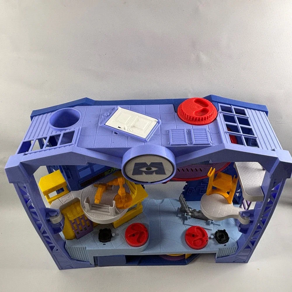 Imaginext Monsters Inc University Scare Factory Playset Sulley Mike Incomplete